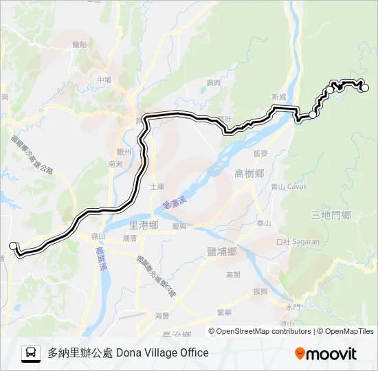 T526(每週二、四預約) Bus Line Map