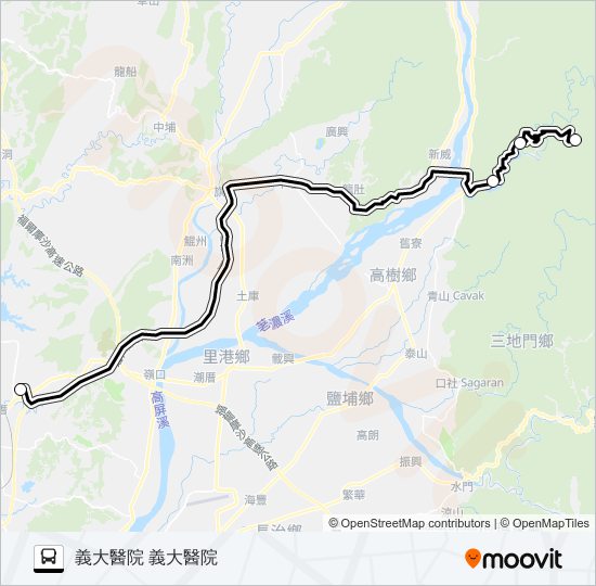 T526(每週二、四預約) bus Line Map