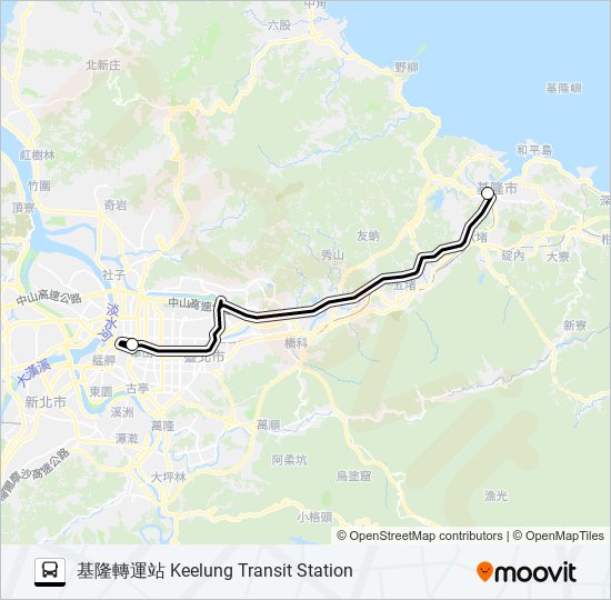 1813I bus Line Map