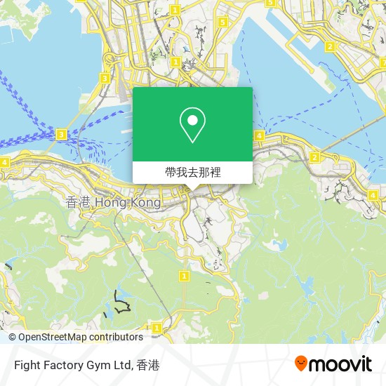 Fight Factory Gym Ltd地圖