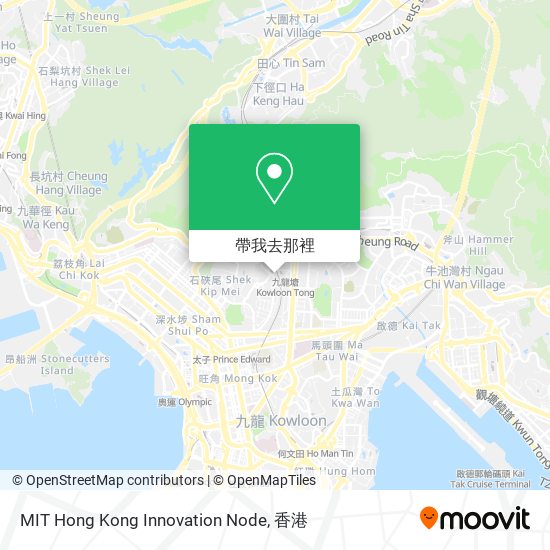 MIT Hong Kong Innovation Node地圖