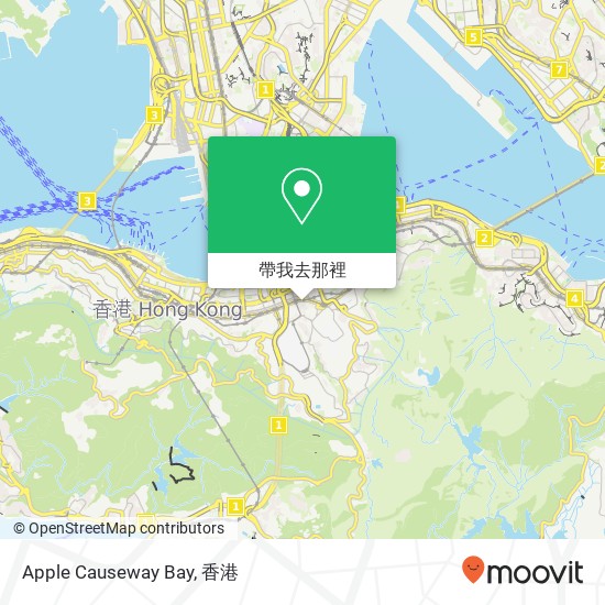 Apple Causeway Bay地圖