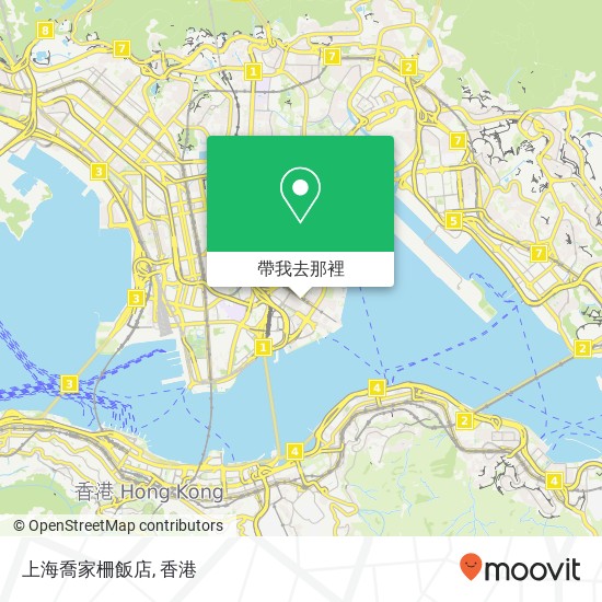 上海喬家柵飯店地圖