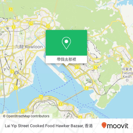 Lai Yip Street Cooked Food Hawker Bazaar地圖
