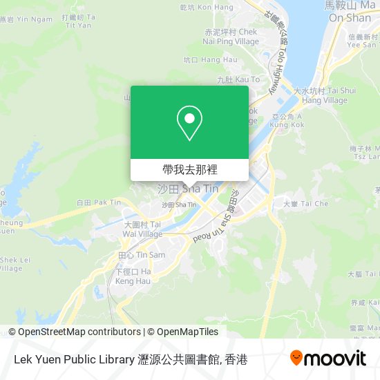 Lek Yuen Public Library 瀝源公共圖書館地圖