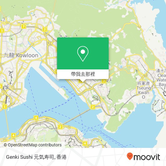 Genki Sushi 元気寿司地圖