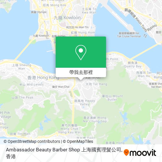 Ambassador Beauty Barber Shop 上海國賓理髮公司地圖