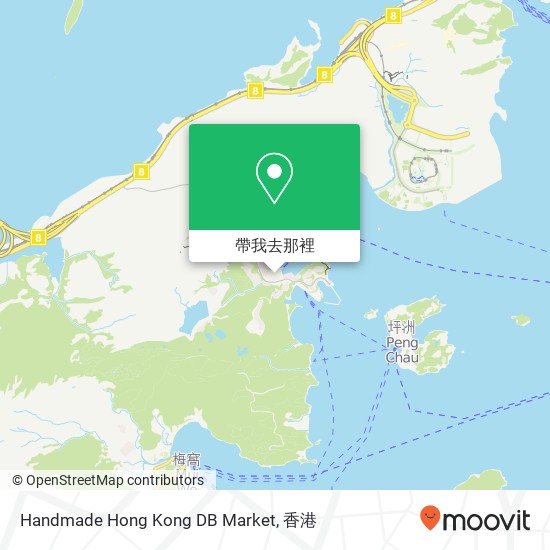 Handmade Hong Kong DB Market地圖