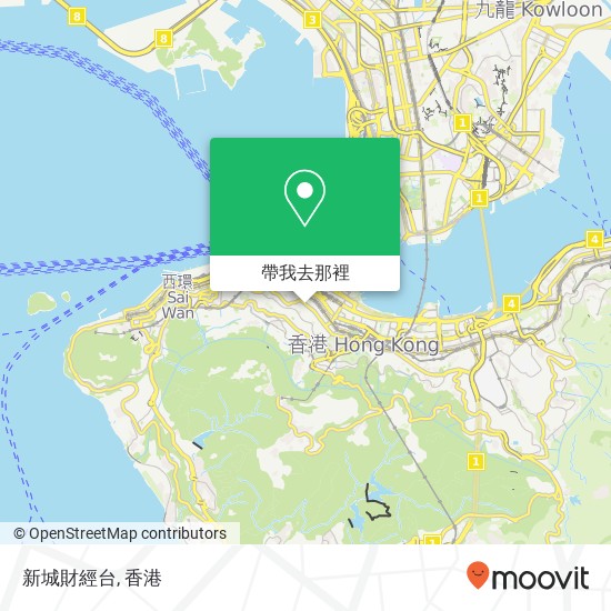 新城財經台地圖