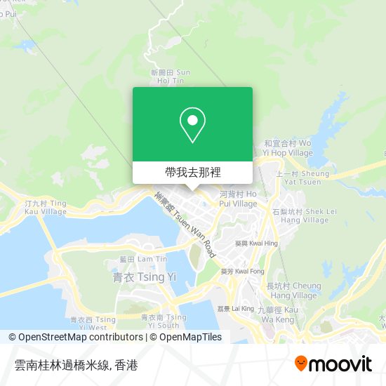 雲南桂林過橋米線地圖