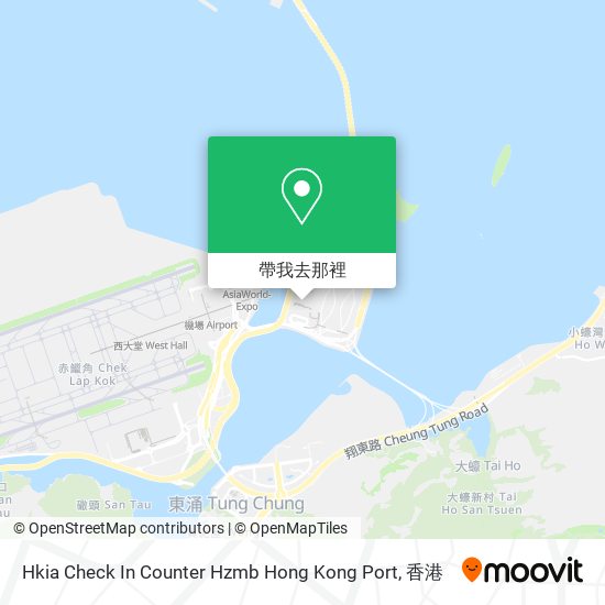 Hkia Check In Counter Hzmb Hong Kong Port地圖