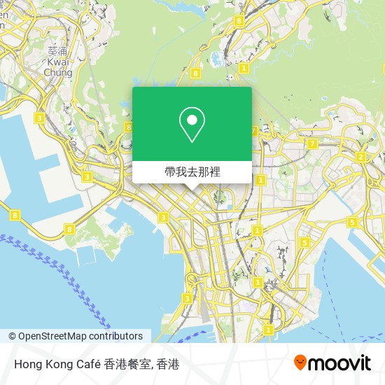 Hong Kong Café 香港餐室地圖