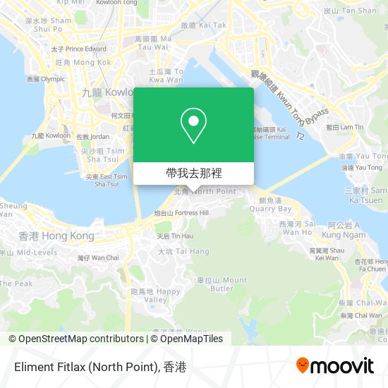 Eliment Fitlax (North Point)地圖