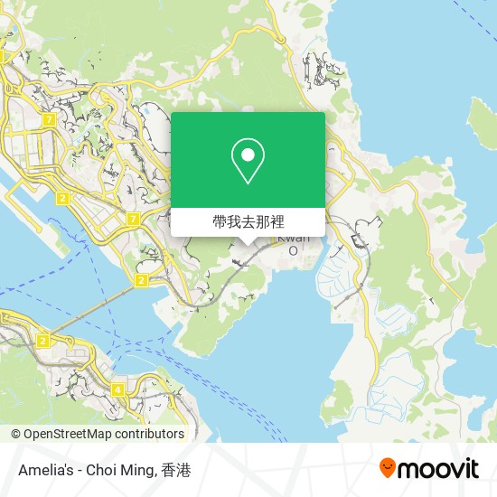 Amelia's - Choi Ming地圖