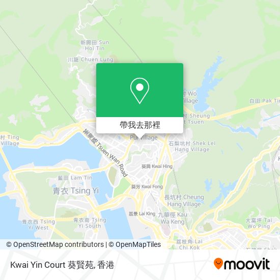 Kwai Yin Court 葵賢苑地圖