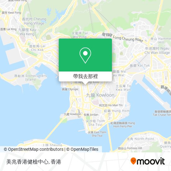美兆香港健檢中心地圖