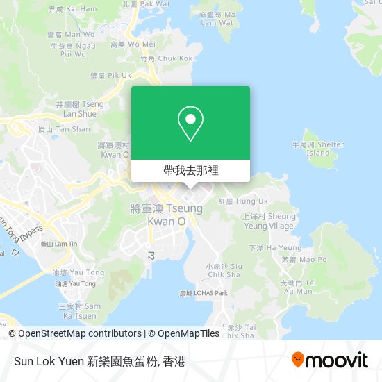 Sun Lok Yuen 新樂園魚蛋粉地圖