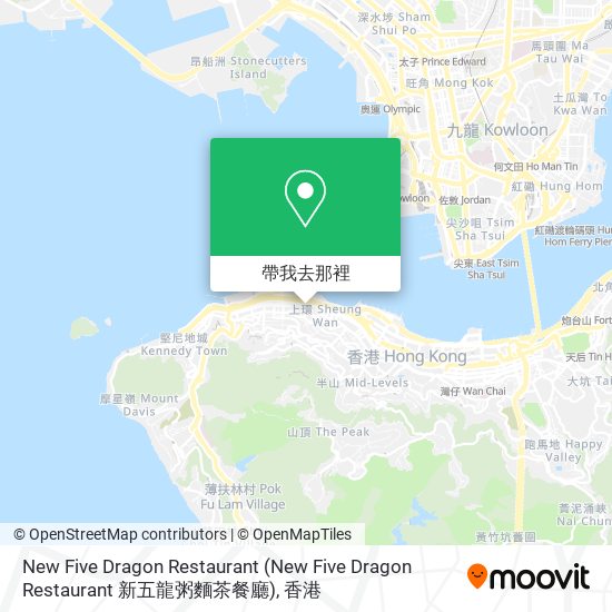 New Five Dragon Restaurant地圖
