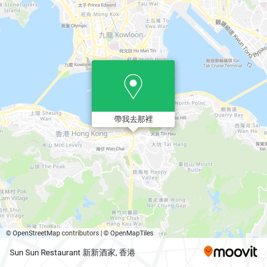 Sun Sun Restaurant 新新酒家地圖
