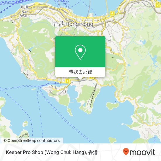 Keeper Pro Shop (Wong Chuk Hang)地圖
