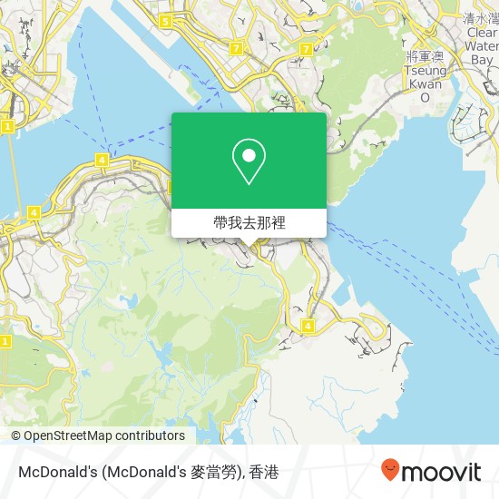 McDonald's (McDonald's 麥當勞)地圖