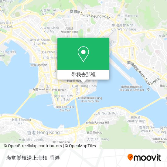 滿堂樂靚湯上海麵地圖