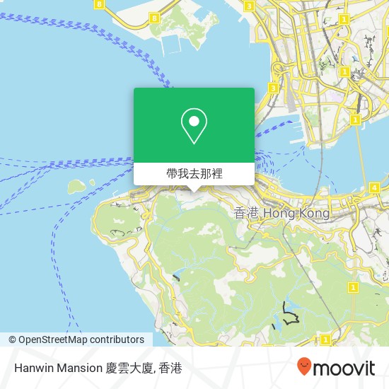 Hanwin Mansion 慶雲大廈地圖