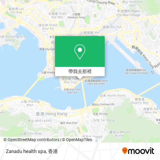 Zanadu health spa地圖