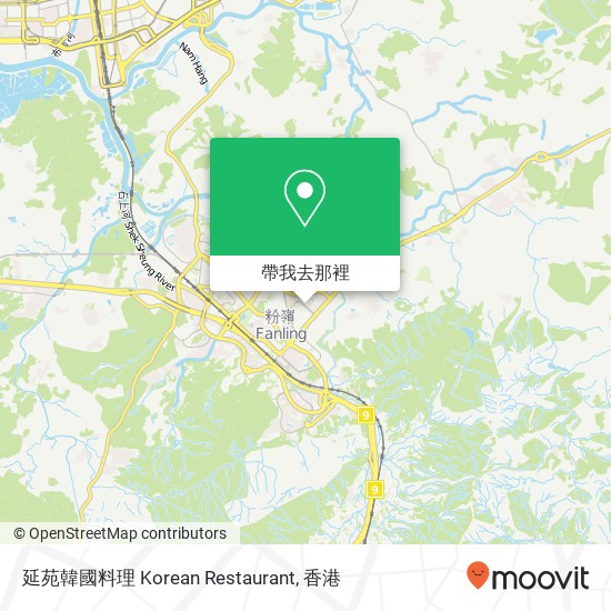 延苑韓國料理 Korean Restaurant地圖
