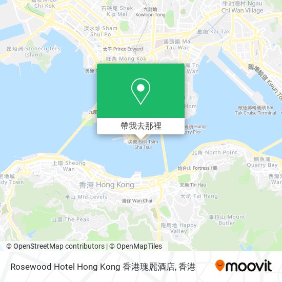 Rosewood Hotel Hong Kong 香港瑰麗酒店地圖