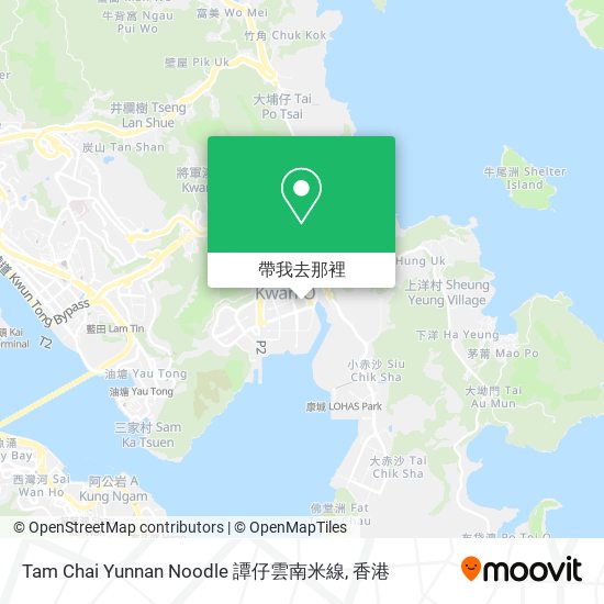 Tam Chai Yunnan Noodle 譚仔雲南米線地圖
