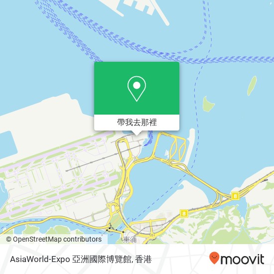 AsiaWorld-Expo 亞洲國際博覽館地圖