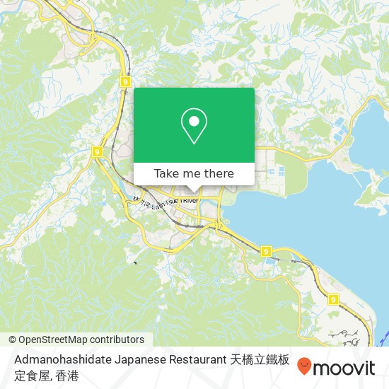 Admanohashidate Japanese Restaurant 天橋立鐵板定食屋地圖