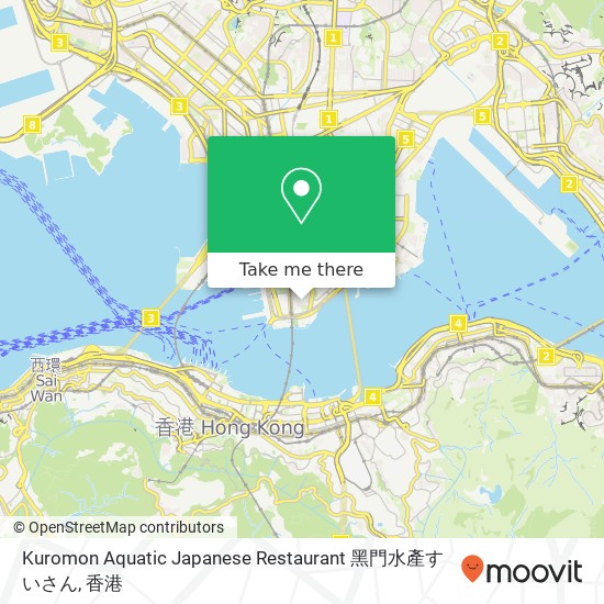 Kuromon Aquatic Japanese Restaurant  黑門水產すいさん地圖