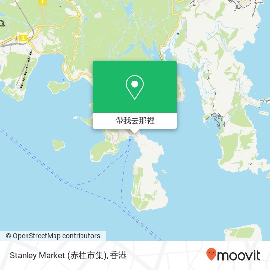 Stanley Market (赤柱市集)地圖
