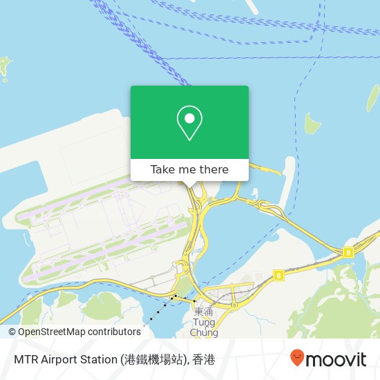 MTR Airport Station (港鐵機場站)地圖