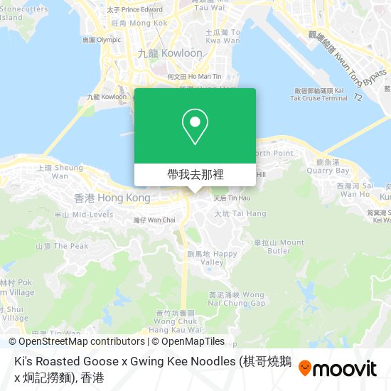 Ki's Roasted Goose x Gwing Kee Noodles (棋哥燒鵝 x 炯記撈麵)地圖