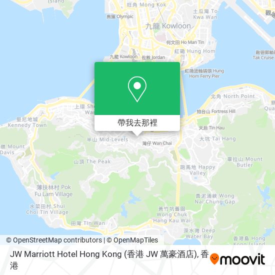 JW Marriott Hotel Hong Kong (香港 JW 萬豪酒店)地圖