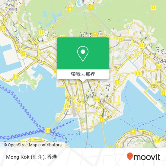 Mong Kok (旺角)地圖