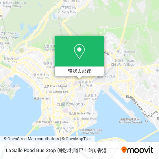 La Salle Road Bus Stop (喇沙利道巴士站)地圖