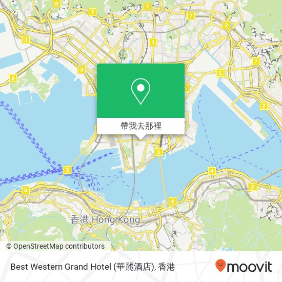 Best Western Grand Hotel (華麗酒店)地圖