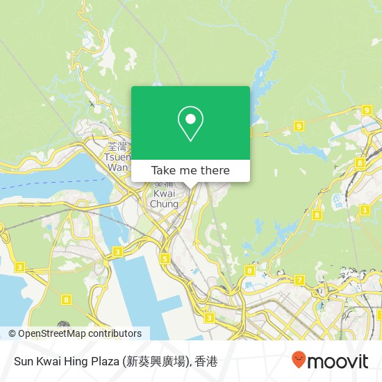 Sun Kwai Hing Plaza (新葵興廣場)地圖