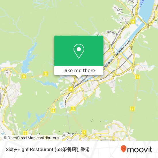 Sixty-Eight Restaurant (68茶餐廳)地圖