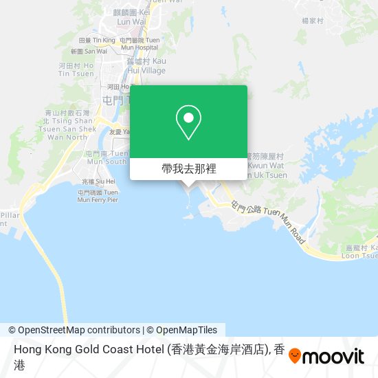 Hong Kong Gold Coast Hotel (香港黃金海岸酒店)地圖
