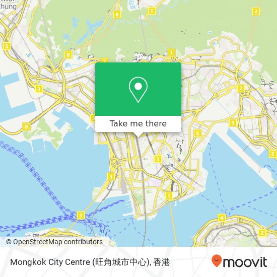 Mongkok City Centre (旺角城市中心)地圖