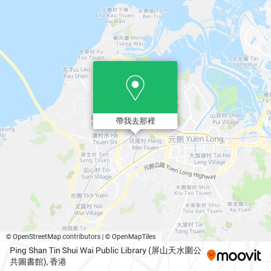 Ping Shan Tin Shui Wai Public Library (屏山天水圍公共圖書館)地圖