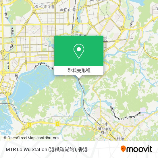 MTR Lo Wu Station (港鐵羅湖站)地圖
