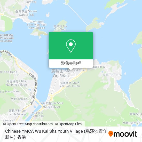 Chinese YMCA Wu Kai Sha Youth Village (烏溪沙青年新村)地圖