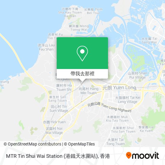 MTR Tin Shui Wai Station (港鐵天水圍站)地圖