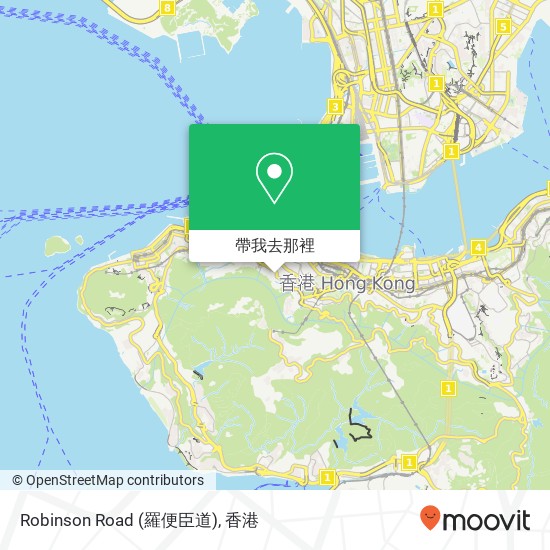 Robinson Road (羅便臣道)地圖